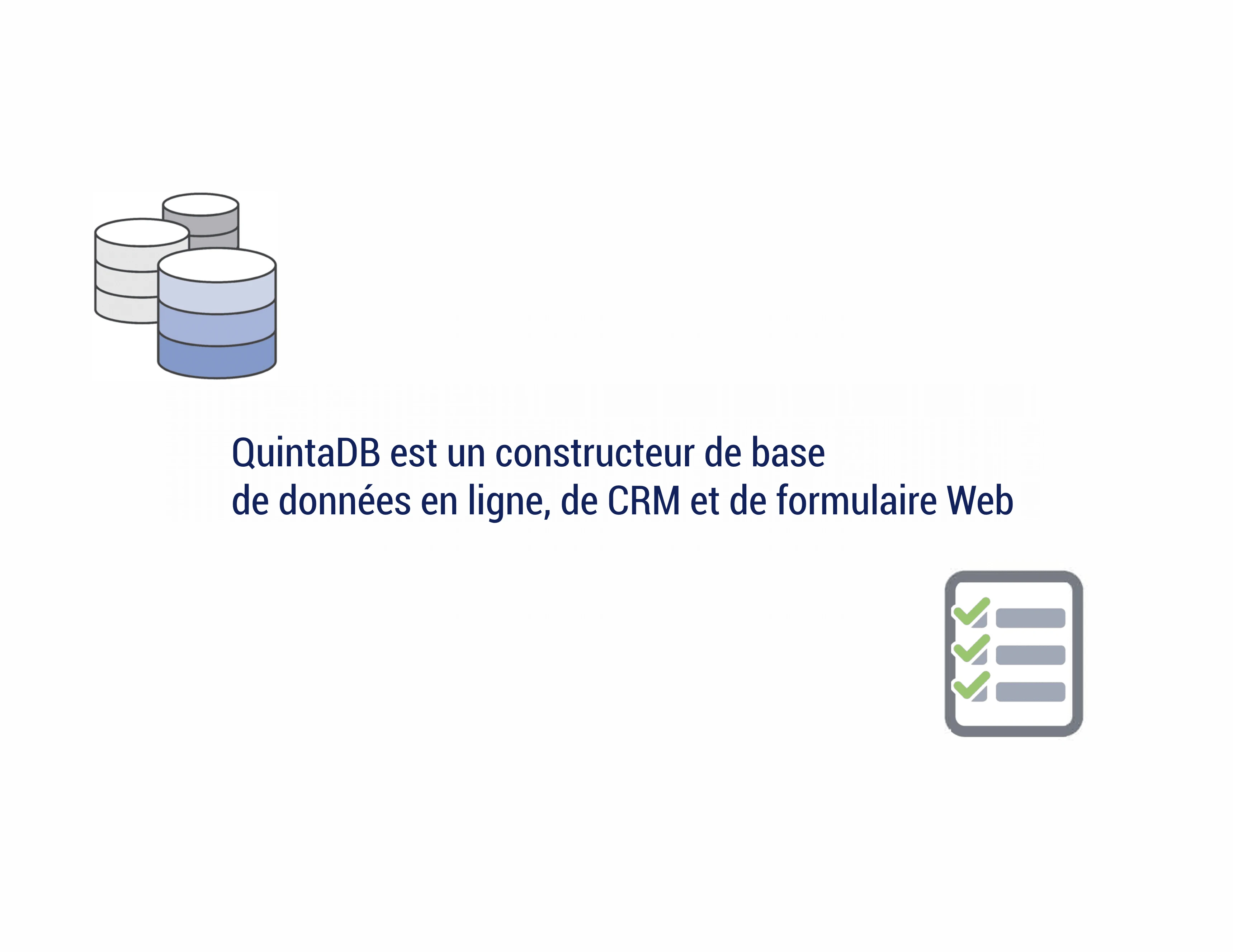 QuintaDB Le meilleur concepteur de bases de données et de formulaires Web en ligne