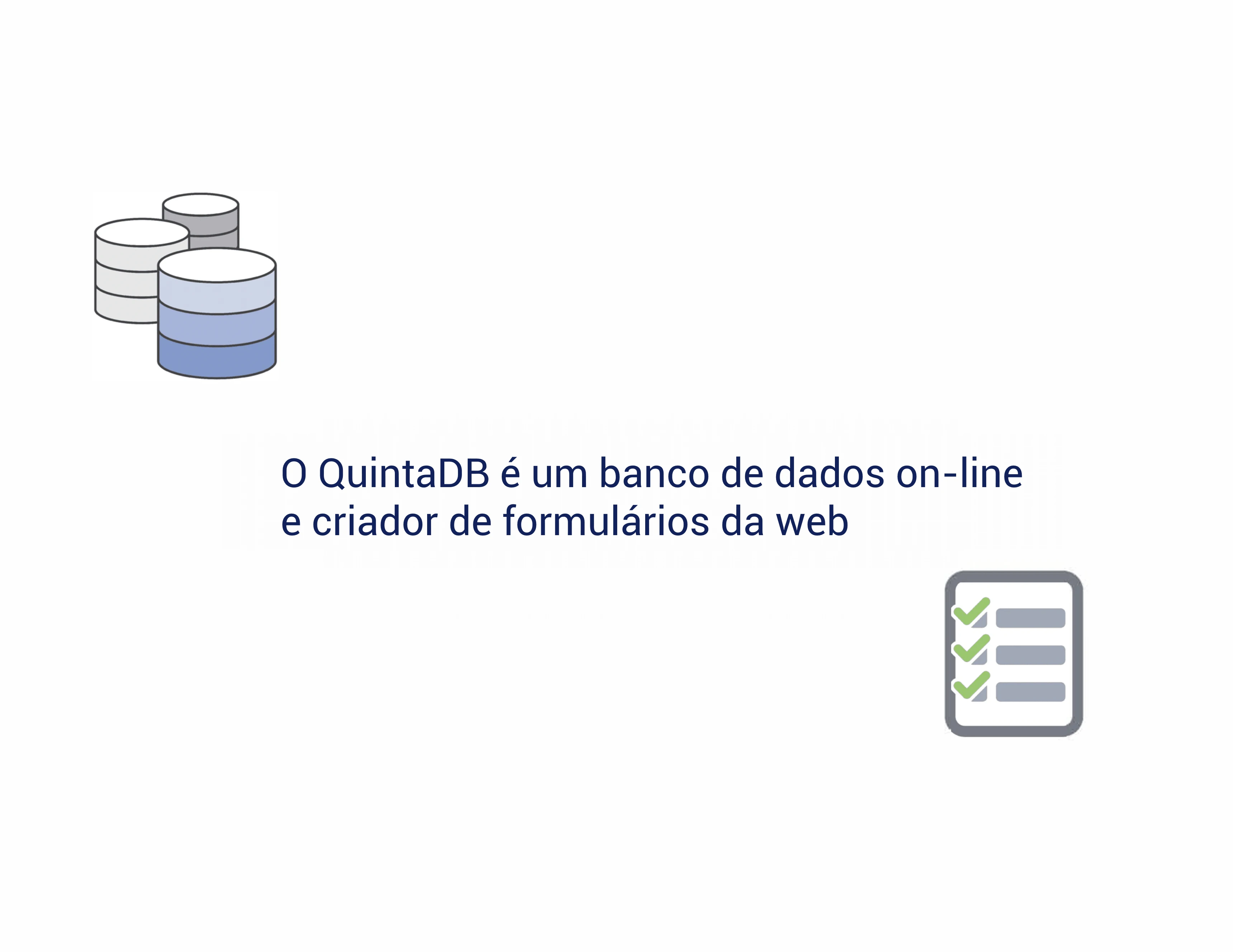 QuintaDB Melhor criador de banco de dados e formulário on-line