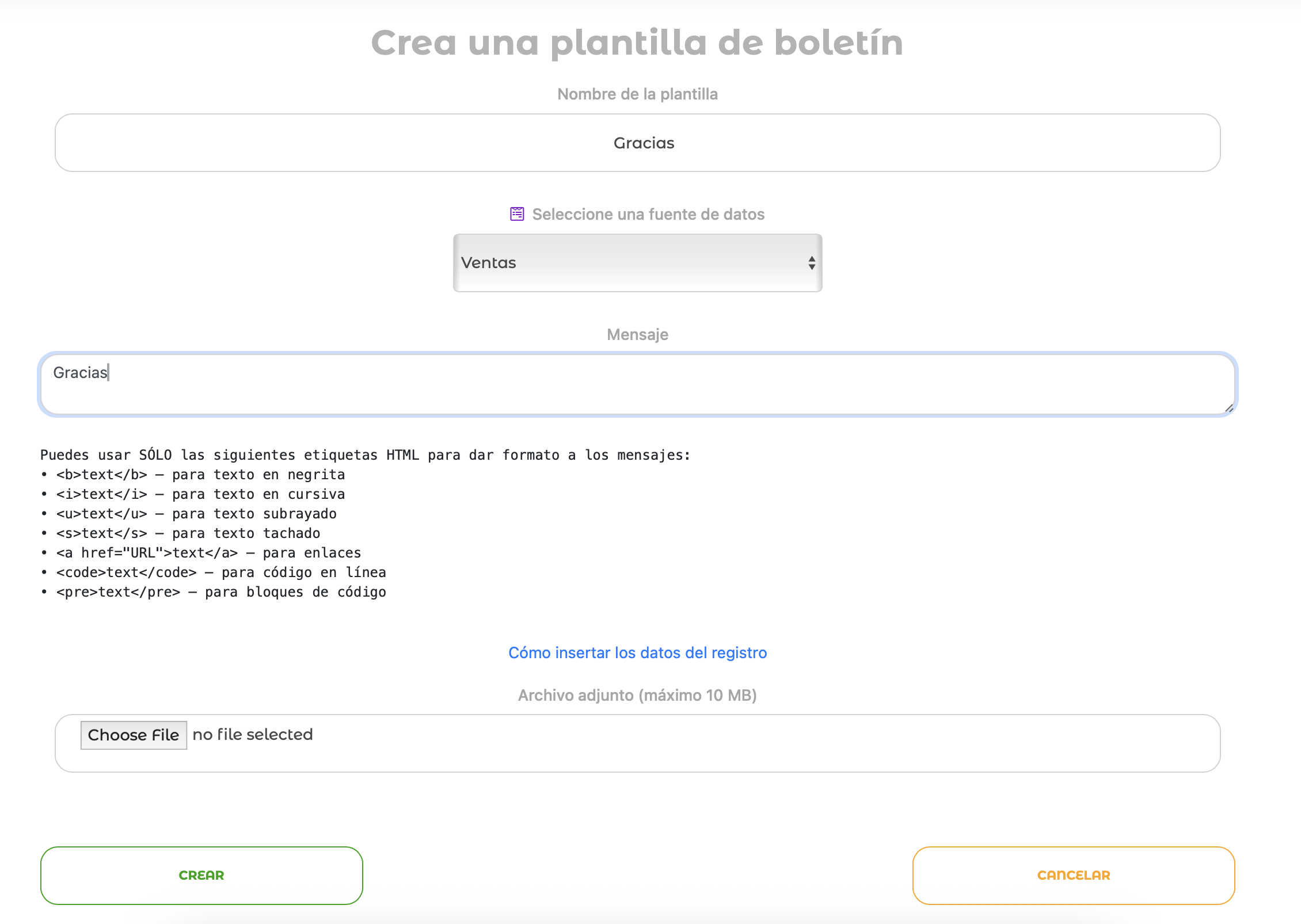 Transmisiones de Telegram