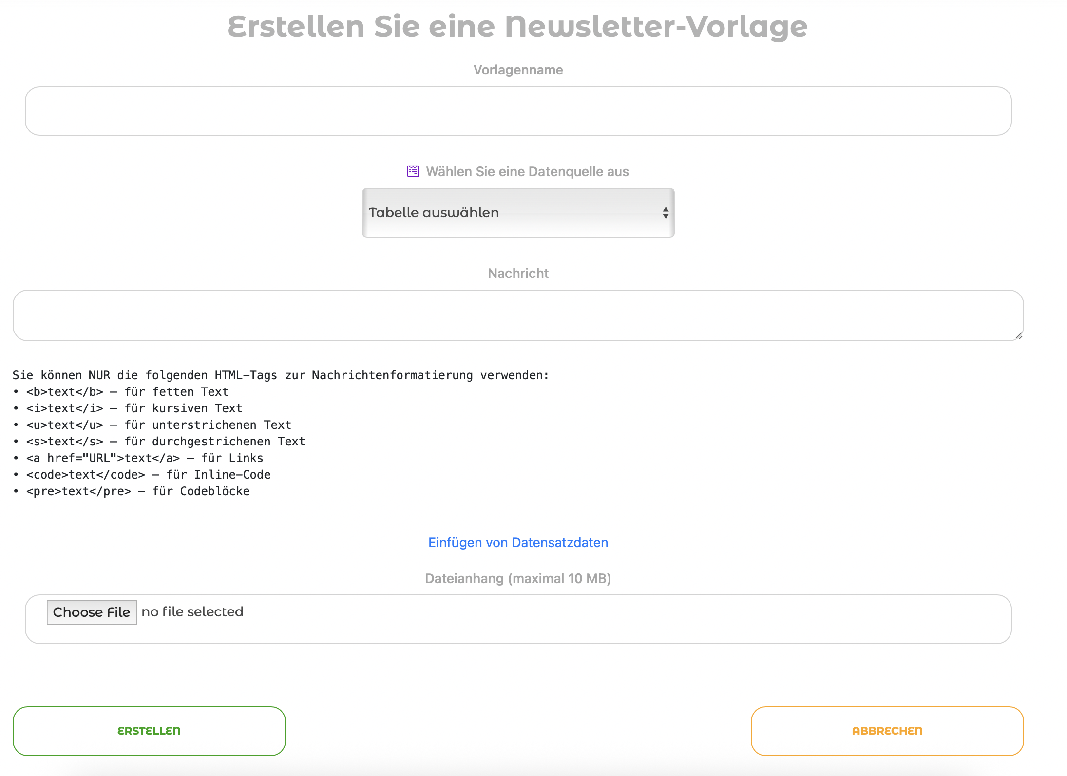 Telegram-Sendungen
