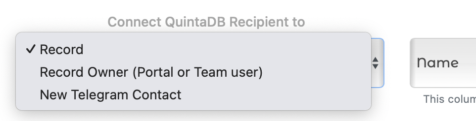 Recipient type