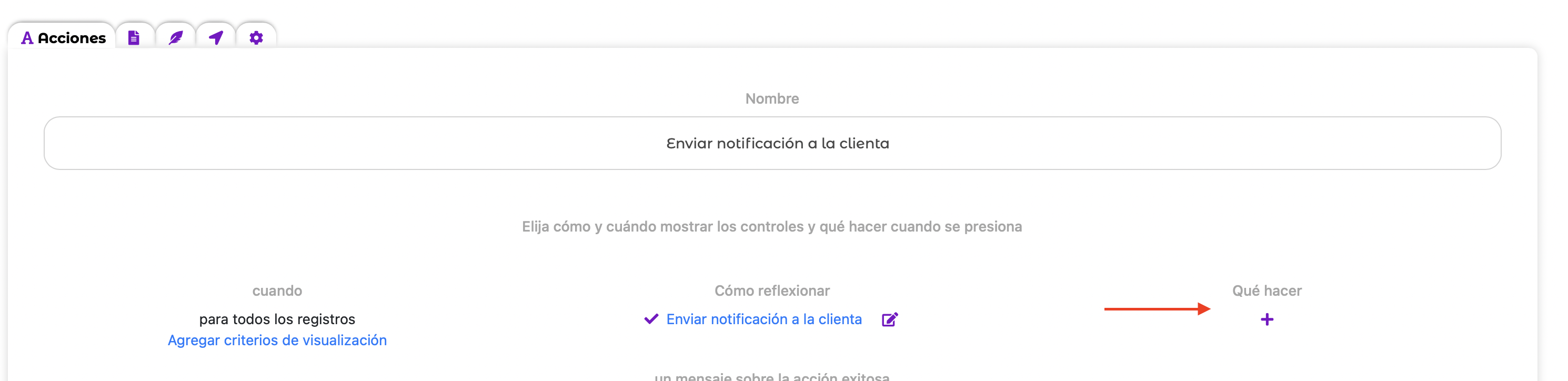 Añadiendo una tarea al hacer clic en el botón