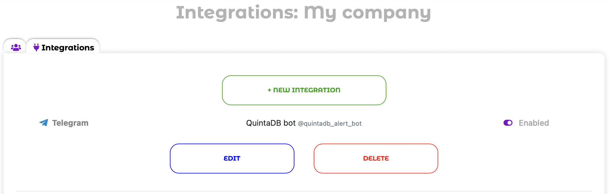 Project Integrations