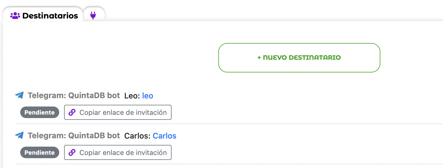 Enlace de invitación