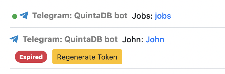 Token expired